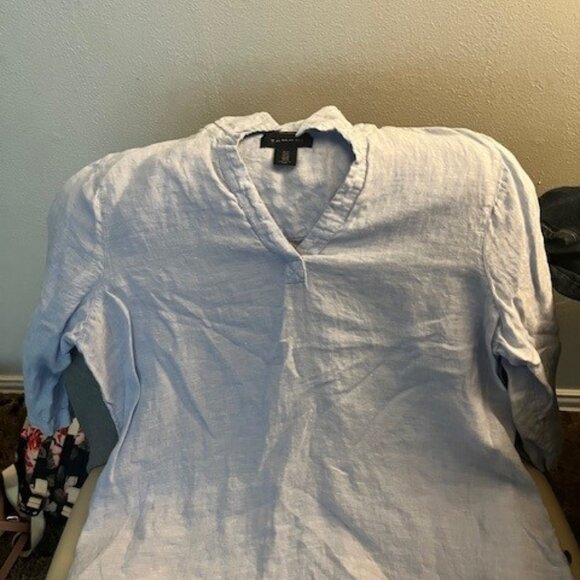 Tahari Linen top Size 1x - Picture 1 of 6